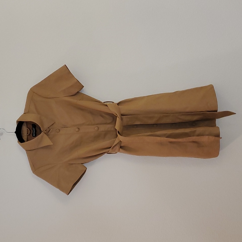 Blank NYC Button Up Faux Leather Shirt Dress